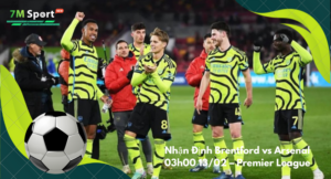 Đội hình dự kiến trước trận Brentford vs Arsenal